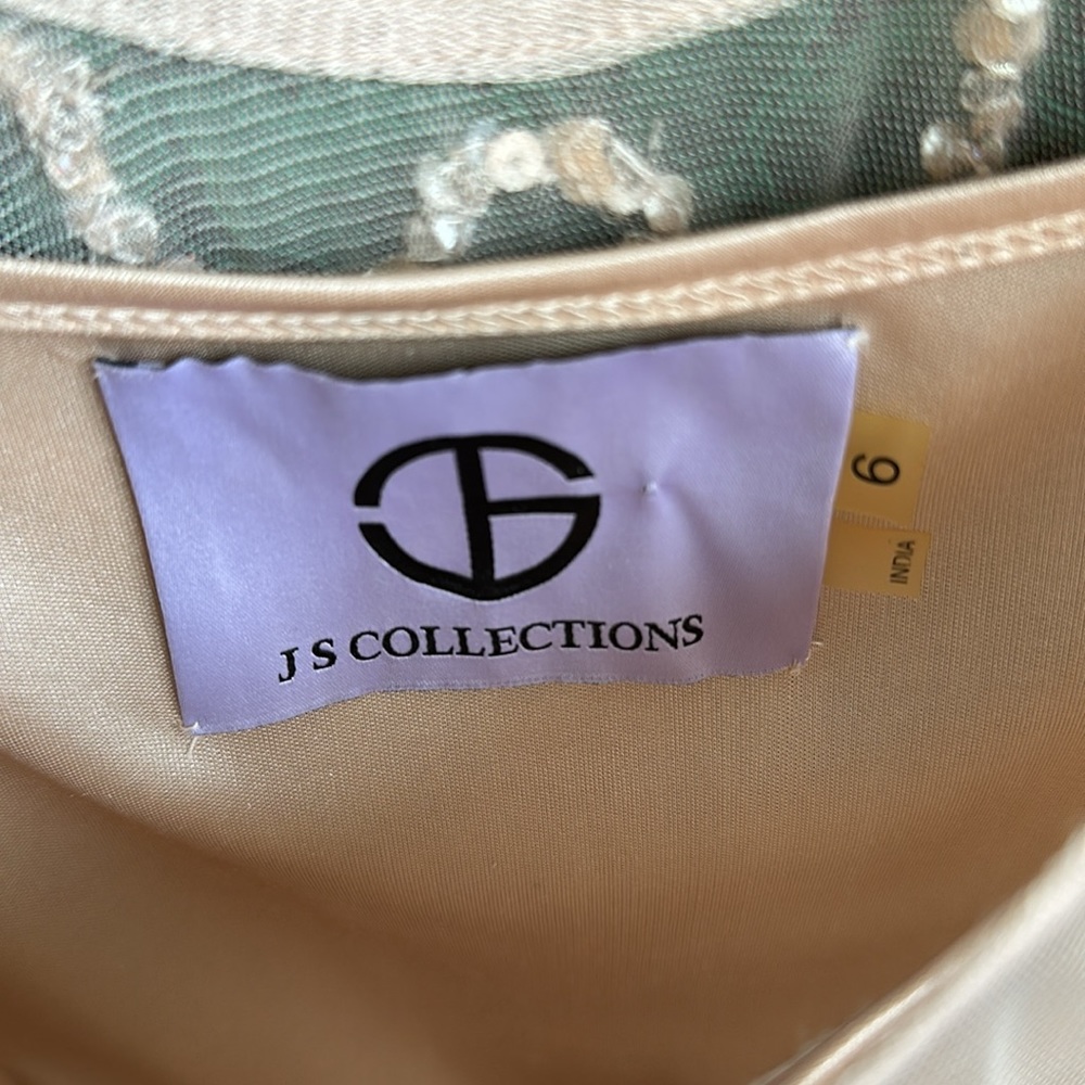 Js Collections Formal Sequin Dress, Size 6, Champ… - image 5